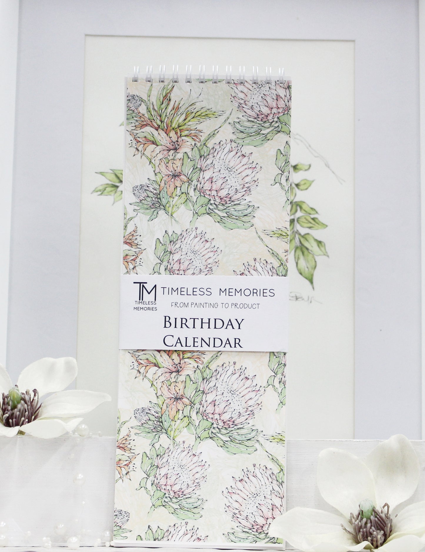 Gladiolus in fynbos Birthday Calendar